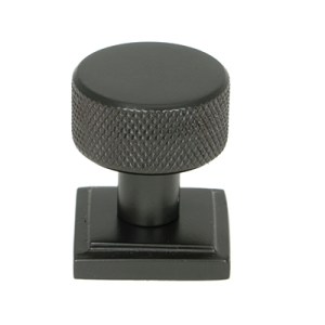 FROM THE ANVILĀ® Aged Bronze Brompton Cabinet Knob - 25mm (Square)