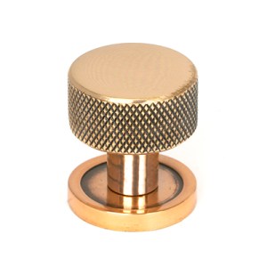 FROM THE ANVILĀ® Polished Bronze Brompton Cabinet Knob - 25mm (Plain)