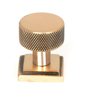 FROM THE ANVILĀ® Polished Bronze Brompton Cabinet Knob - 25mm (Square)