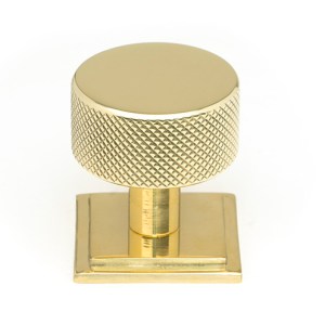 FROM THE ANVILĀ® Polished Brass Brompton Cabinet Knob - 32mm (Square)