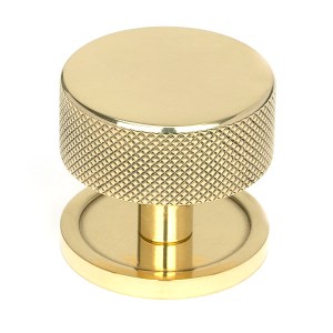 FROM THE ANVILĀ® Polished Brass Brompton Cabinet Knob - 38mm (Plain)