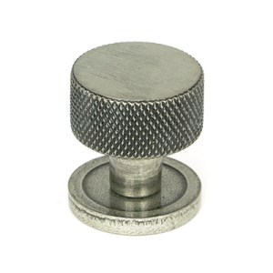 FROM THE ANVILĀ® Pewter Brompton Cabinet Knob - 25mm (Plain)