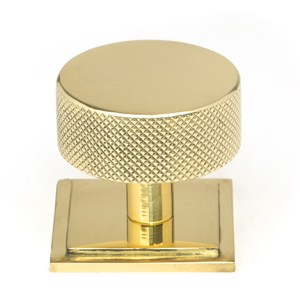 FROM THE ANVILĀ® Polished Brass Brompton Cabinet Knob - 38mm (Square)