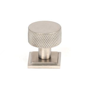 FROM THE ANVILĀ® Satin SS (304) Brompton Cabinet Knob - 25mm (Square)