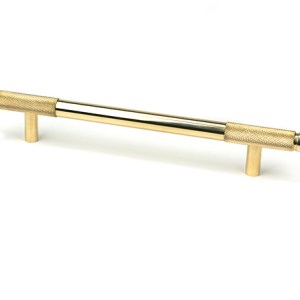 FROM THE ANVILĀ® Polished Brass Half Brompton Pull Handle - Medium