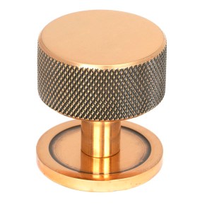 FROM THE ANVILĀ® Polished Bronze Brompton Cabinet Knob - 32mm (Plain)