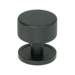 FROM THE ANVILĀ® Matt Black Brompton Cabinet Knob - 32mm (Plain)