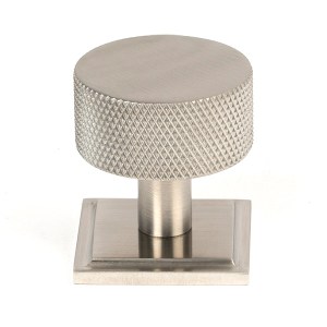 FROM THE ANVILĀ® Satin SS (304) Brompton Cabinet Knob - 32mm (Square)