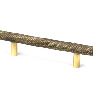 FROM THE ANVILĀ® Aged Brass Full Brompton Pull Handle - Small