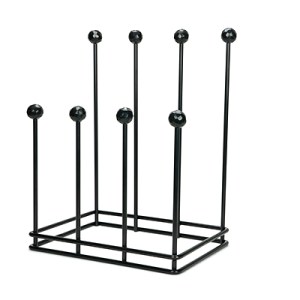 FROM THE ANVIL® Matt Black Four Pair Boot Rack