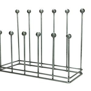 FROM THE ANVIL® Pewter Six Pair Boot Rack