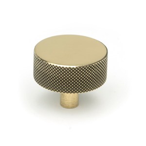 FROM THE ANVILĀ® Aged Brass Brompton Cabinet Knob - 38mm (No rose)