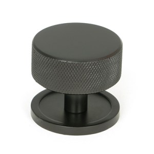 FROM THE ANVILĀ® Aged Bronze Brompton Cabinet Knob - 38mm (Plain)
