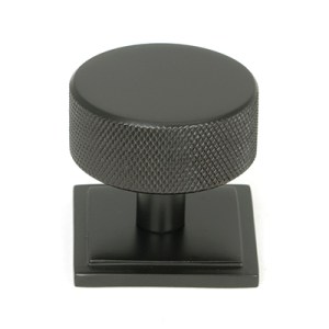 FROM THE ANVILĀ® Aged Bronze Brompton Cabinet Knob - 38mm (Square)