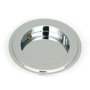 FROM THE ANVILĀ® Polished Chrome 75mm Art Deco Round Pull