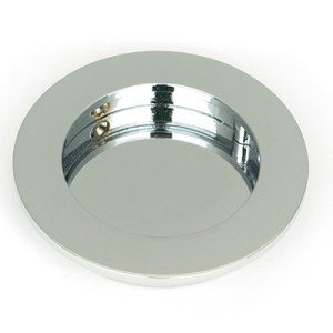 FROM THE ANVILĀ® Polished Chrome 75mm Plain Round Pull