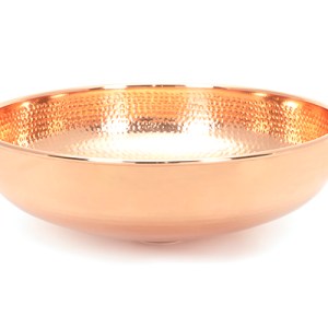 FROM THE ANVILĀ® Hammered Copper Round Sink