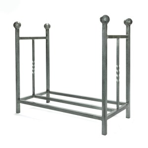 FROM THE ANVIL® Pewter Rectangular Log Holder