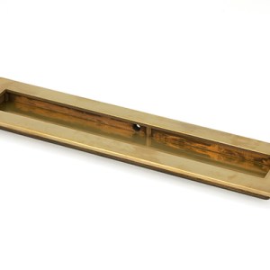 FROM THE ANVILĀ® Aged Brass 250mm Plain Rectangular Pull