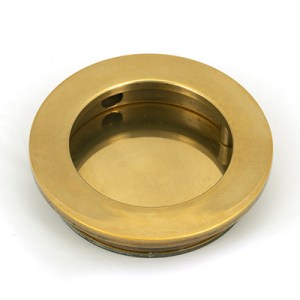 FROM THE ANVILĀ® Aged Brass 60mm Plain Round Pull