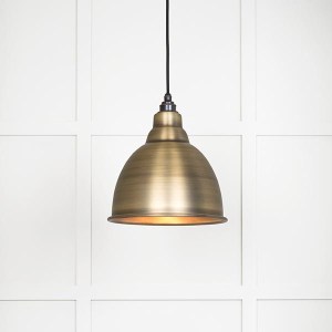 FROM THE ANVILĀ® Aged Brass Brindley Pendant
