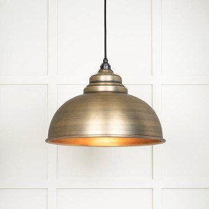 FROM THE ANVILĀ® Aged Brass Harborne Pendant