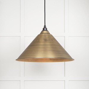 FROM THE ANVILĀ® Aged Brass Hockley Pendant
