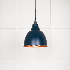 FROM THE ANVILĀ® Hammered Copper Brindley Pendant in Dusk