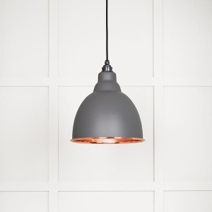FROM THE ANVILĀ® Smooth Copper Brindley Pendant in Bluff