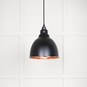 FROM THE ANVILĀ® Smooth Copper Brindley Pendant in Elan Black