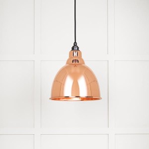 FROM THE ANVILĀ® Hammered Copper Brindley Pendant