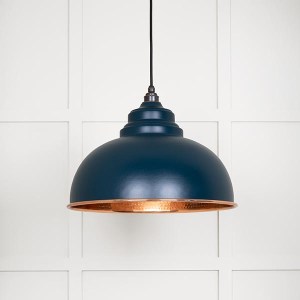 FROM THE ANVILĀ® Hammered Copper Harborne Pendant in Dusk