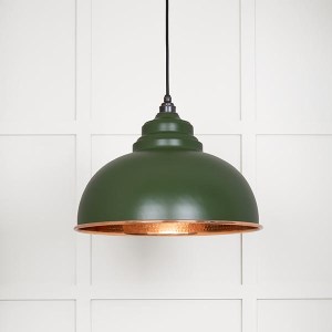 FROM THE ANVILĀ® Hammered Copper Harborne Pendant in Heath