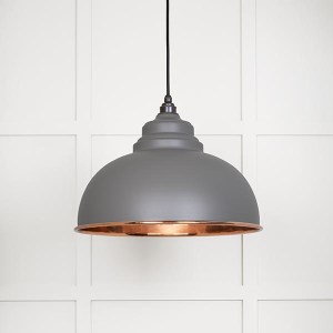 FROM THE ANVILĀ® Smooth Copper Harborne Pendant in Bluff