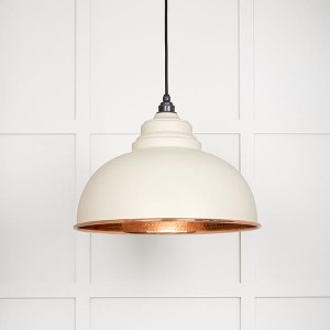 FROM THE ANVILĀ® Hammered Copper Harborne Pendant in Teasel