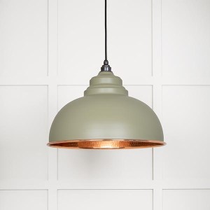 FROM THE ANVILĀ® Hammered Copper Harborne Pendant in Tump