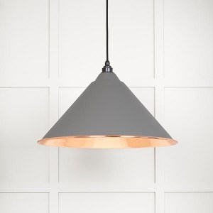 FROM THE ANVILĀ® Hammered Copper Hockley Pendant in Bluff