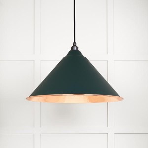 FROM THE ANVILĀ® Hammered Copper Hockley Pendant in Dingle