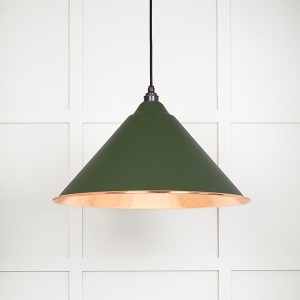 FROM THE ANVILĀ® Hammered Copper Hockley Pendant in Heath