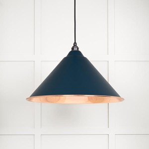FROM THE ANVILĀ® Smooth Copper Hockley Pendant in Dusk