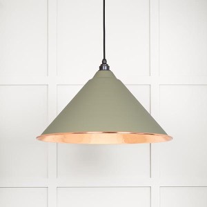 FROM THE ANVILĀ® Hammered Copper Hockley Pendant in Tump