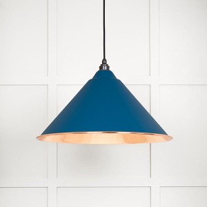 FROM THE ANVILĀ® Hammered Copper Hockley Pendant in Upstream