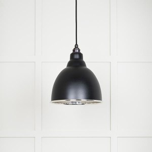 FROM THE ANVILĀ® Smooth Nickel Brindley Pendant in Elan Black