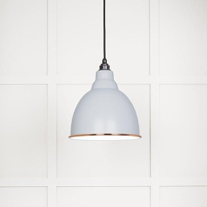 FROM THE ANVILĀ® White Gloss Brindley Pendant in Birch