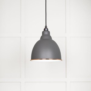 FROM THE ANVILĀ® White Gloss Brindley Pendant in Bluff