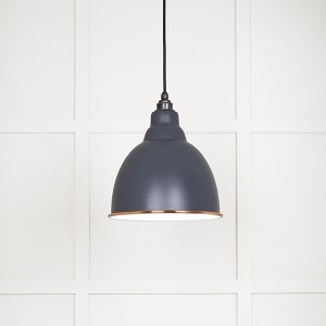 FROM THE ANVILĀ® White Gloss Brindley Pendant in Slate