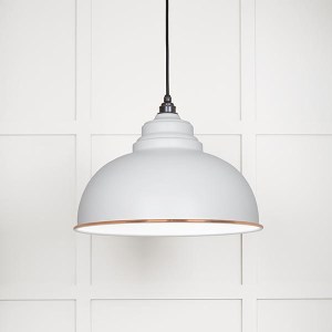 FROM THE ANVILĀ® White Gloss Harborne Pendant in Flock