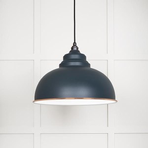 FROM THE ANVILĀ® White Gloss Harborne Pendant in Soot