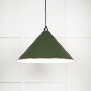 FROM THE ANVILĀ® White Gloss Hockley Pendant in Heath