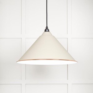 FROM THE ANVILĀ® White Gloss Hockley Pendant in Teasel